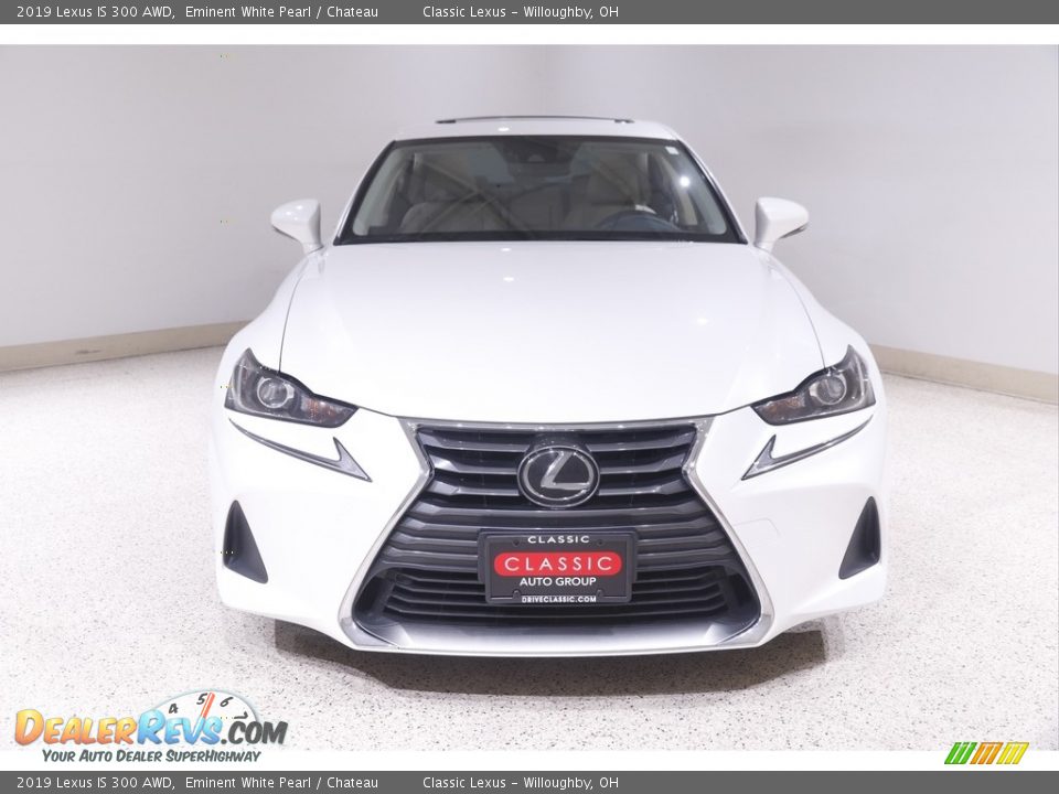 2019 Lexus IS 300 AWD Eminent White Pearl / Chateau Photo #2