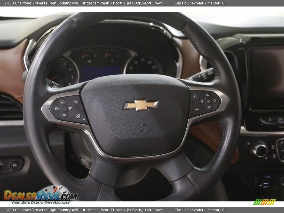 2020 Chevrolet Traverse High Country AWD Steering Wheel Photo #8