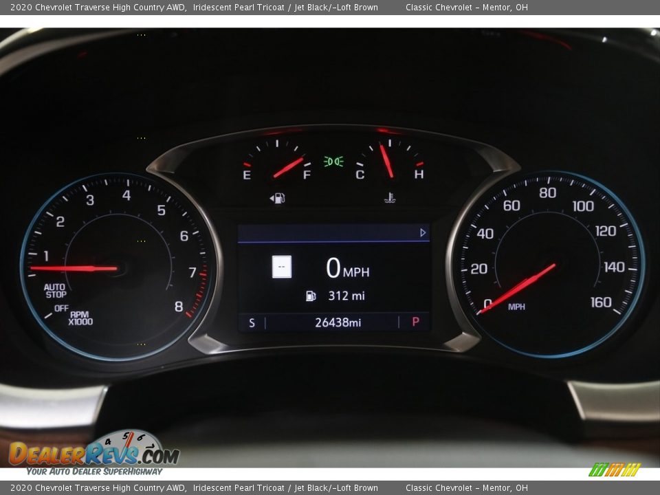 2020 Chevrolet Traverse High Country AWD Gauges Photo #9