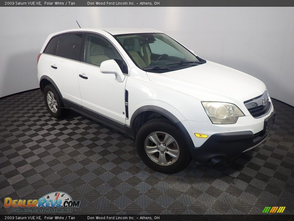 2009 Saturn VUE XE Polar White / Tan Photo #2