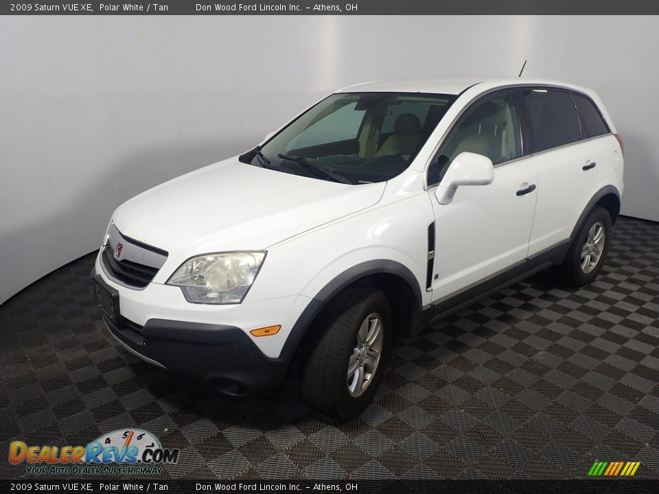 2009 Saturn VUE XE Polar White / Tan Photo #7