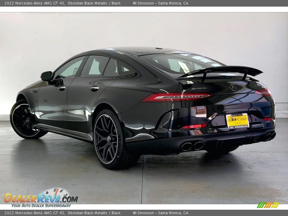 2022 Mercedes-Benz AMG GT 43 Obsidian Black Metallic / Black Photo #2