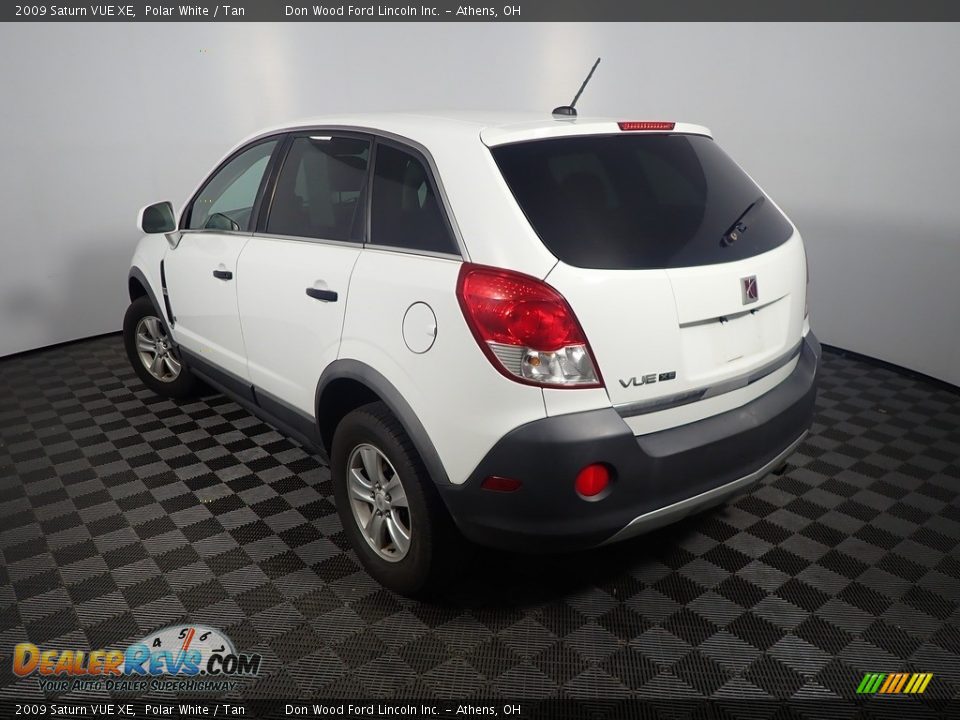 2009 Saturn VUE XE Polar White / Tan Photo #9