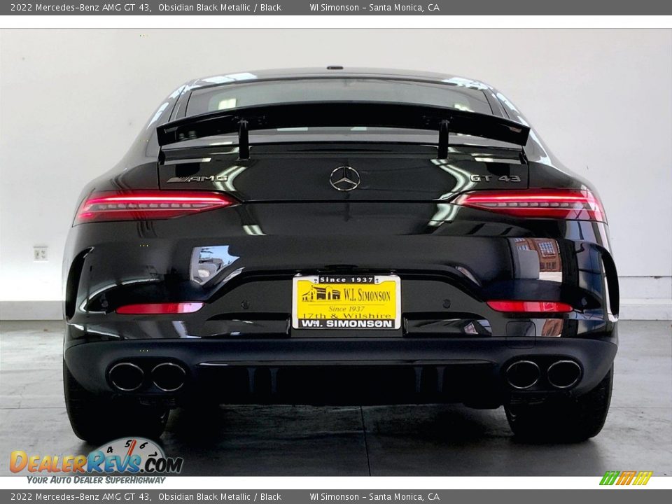 2022 Mercedes-Benz AMG GT 43 Obsidian Black Metallic / Black Photo #3