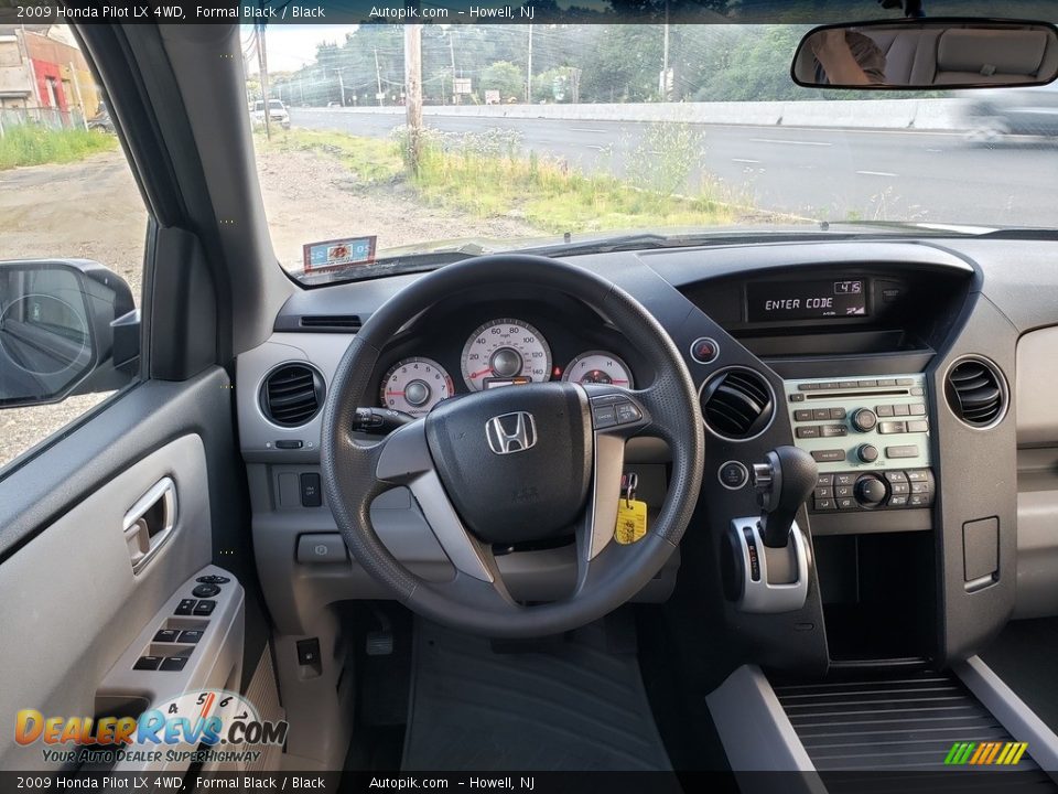 2009 Honda Pilot LX 4WD Formal Black / Black Photo #15