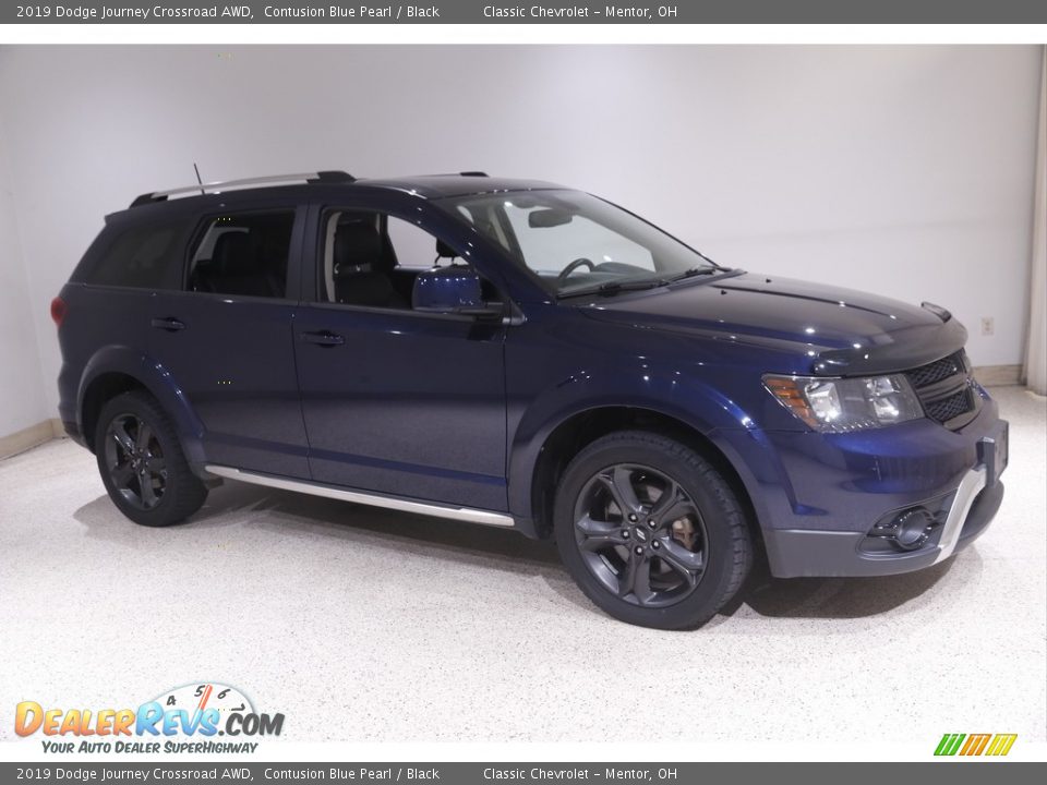 2019 Dodge Journey Crossroad AWD Contusion Blue Pearl / Black Photo #1