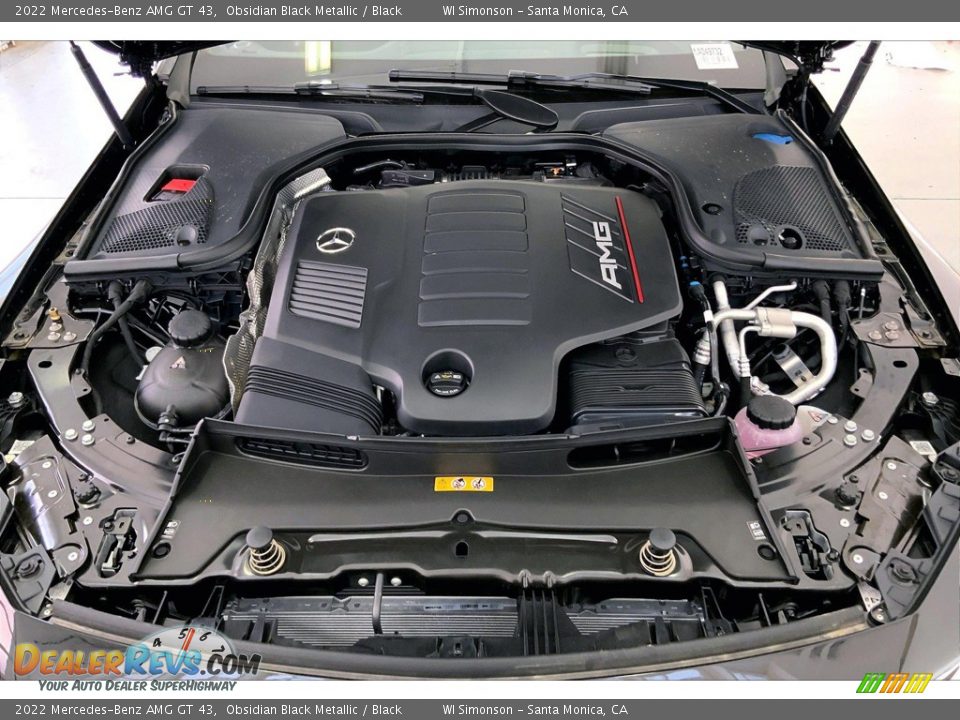 2022 Mercedes-Benz AMG GT 43 3.0 Liter AMG Twin-Scroll Turbocharged DOHC 24-Valve VVT Inline 6 Cylinder Engine Photo #9