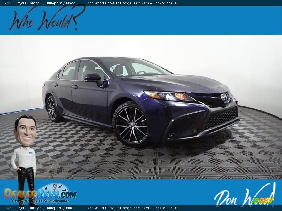 2021 Toyota Camry SE Blueprint / Black Photo #1