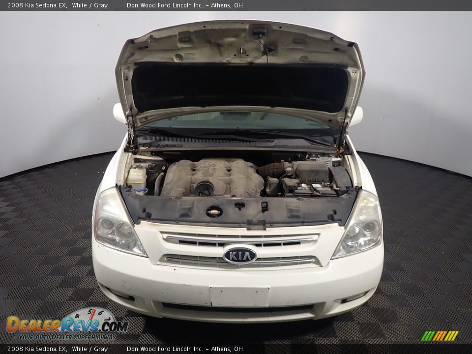 2008 Kia Sedona EX White / Gray Photo #5