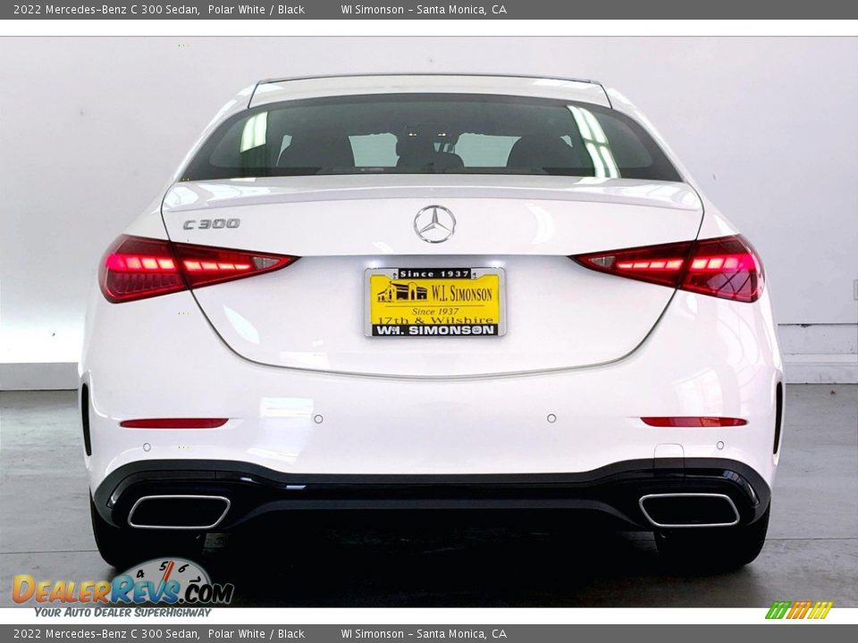 2022 Mercedes-Benz C 300 Sedan Polar White / Black Photo #3