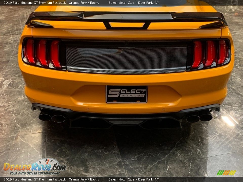 2019 Ford Mustang GT Premium Fastback Orange Fury / Ebony Photo #5