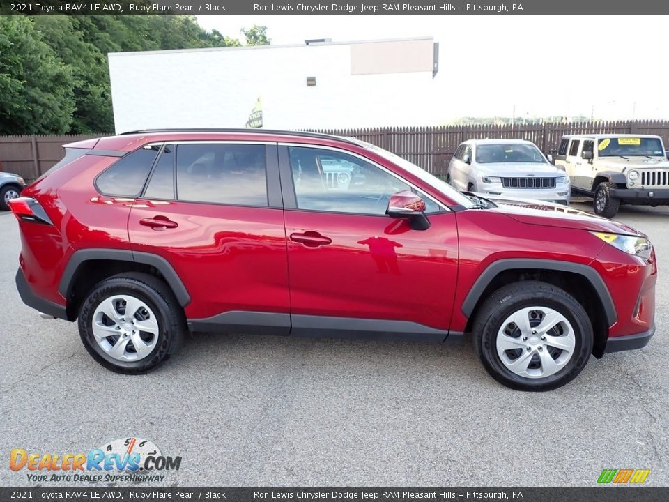 Ruby Flare Pearl 2021 Toyota RAV4 LE AWD Photo #7