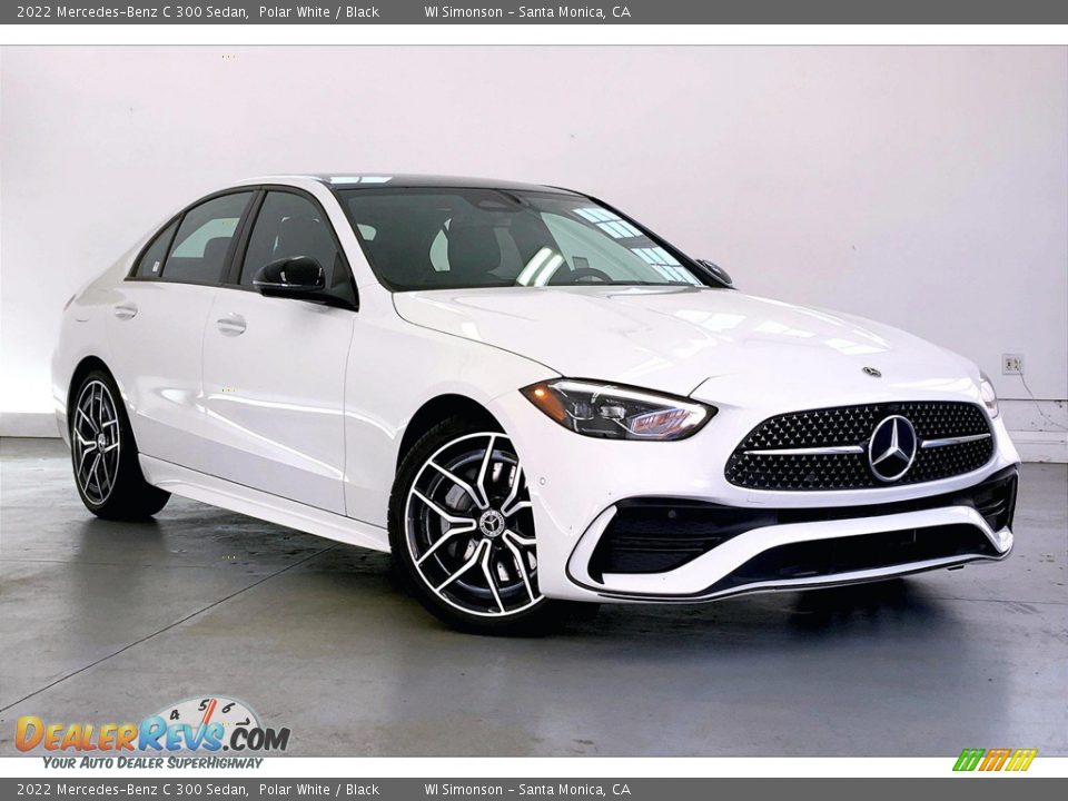 2022 Mercedes-Benz C 300 Sedan Polar White / Black Photo #12