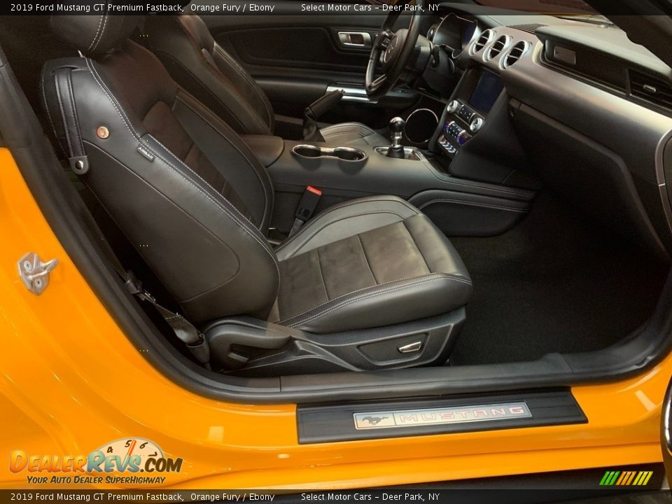 2019 Ford Mustang GT Premium Fastback Orange Fury / Ebony Photo #13