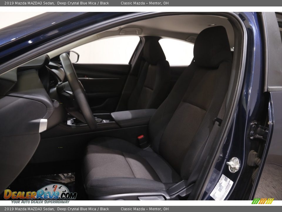 2019 Mazda MAZDA3 Sedan Deep Crystal Blue Mica / Black Photo #5