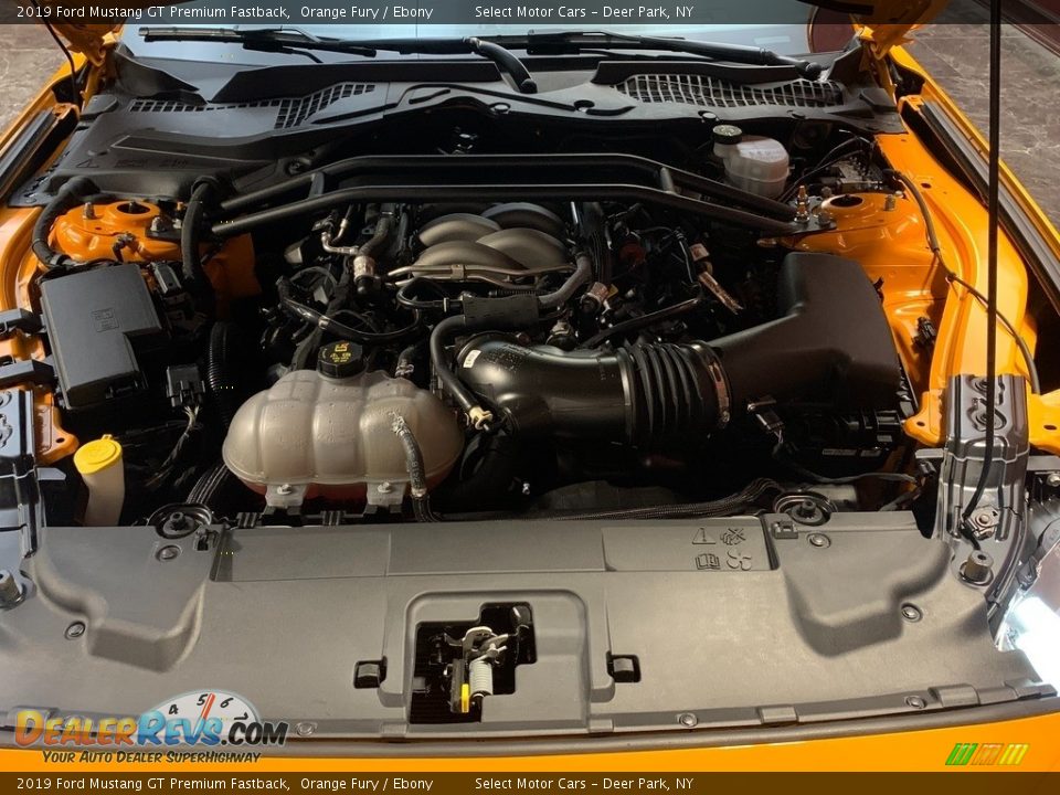 2019 Ford Mustang GT Premium Fastback Orange Fury / Ebony Photo #16