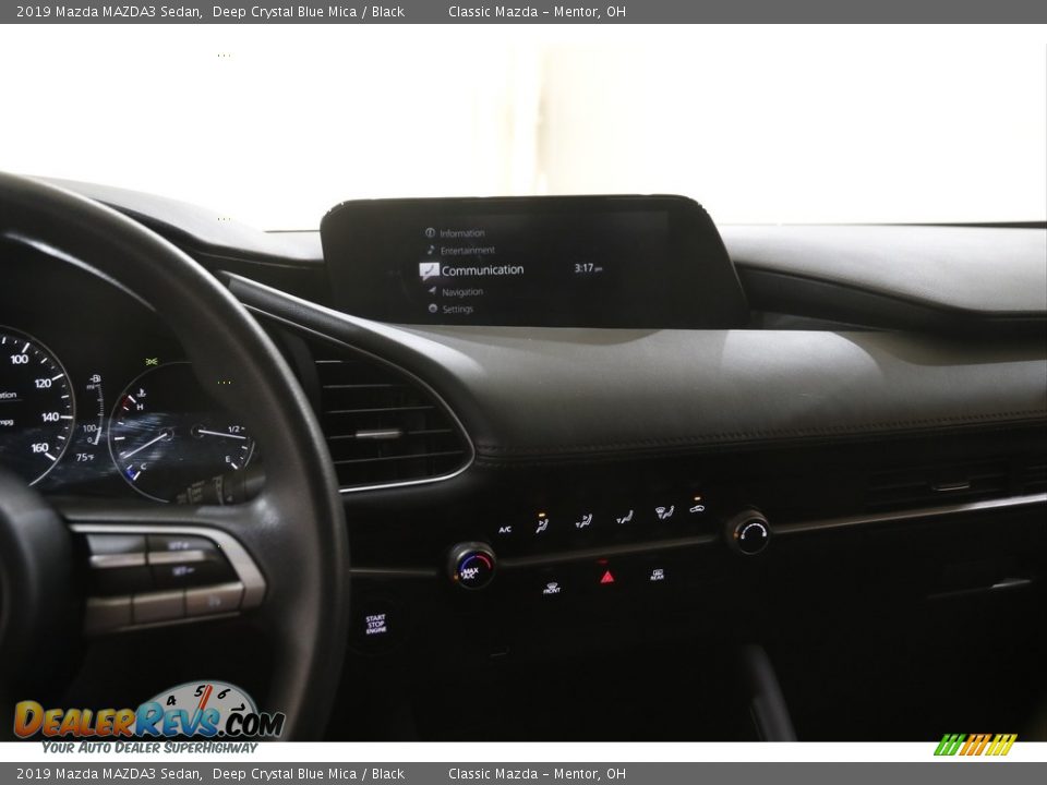 2019 Mazda MAZDA3 Sedan Deep Crystal Blue Mica / Black Photo #9