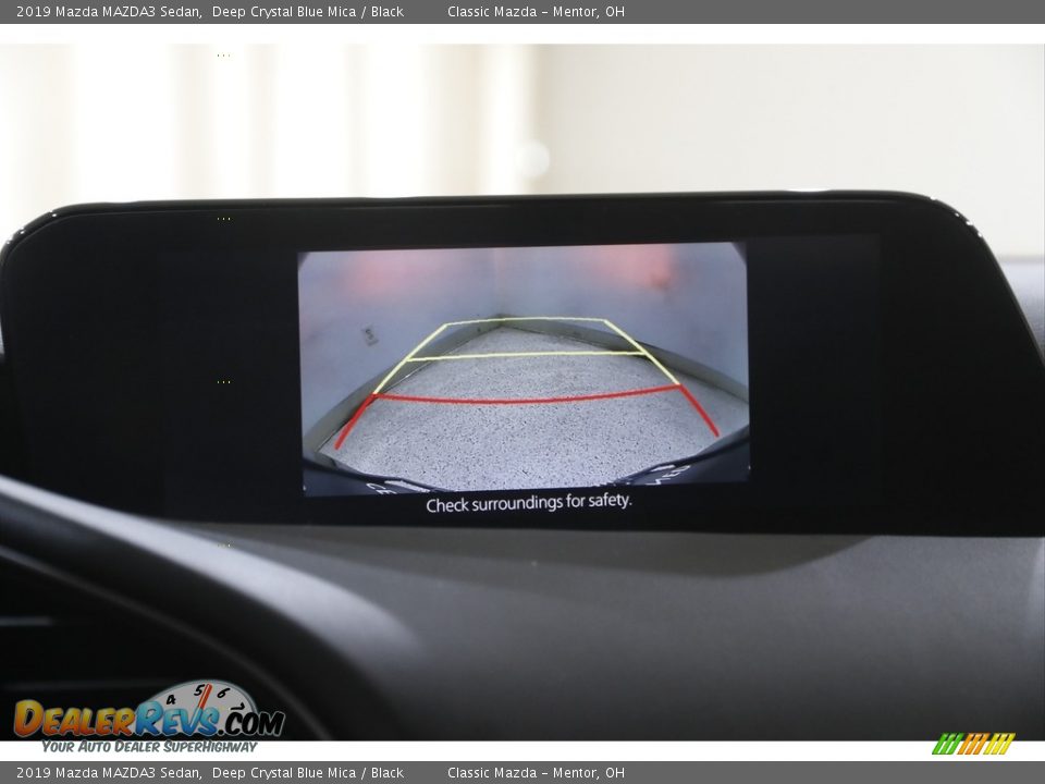 2019 Mazda MAZDA3 Sedan Deep Crystal Blue Mica / Black Photo #12