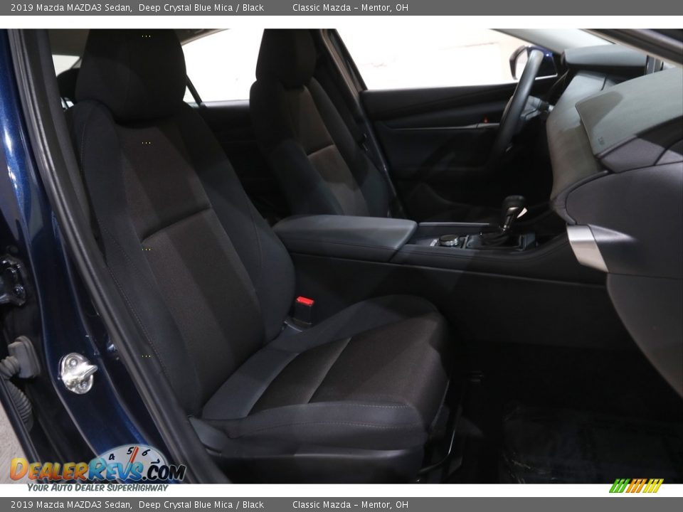 2019 Mazda MAZDA3 Sedan Deep Crystal Blue Mica / Black Photo #14