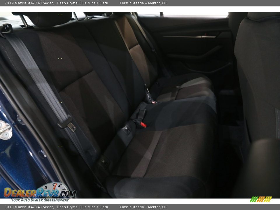 2019 Mazda MAZDA3 Sedan Deep Crystal Blue Mica / Black Photo #15