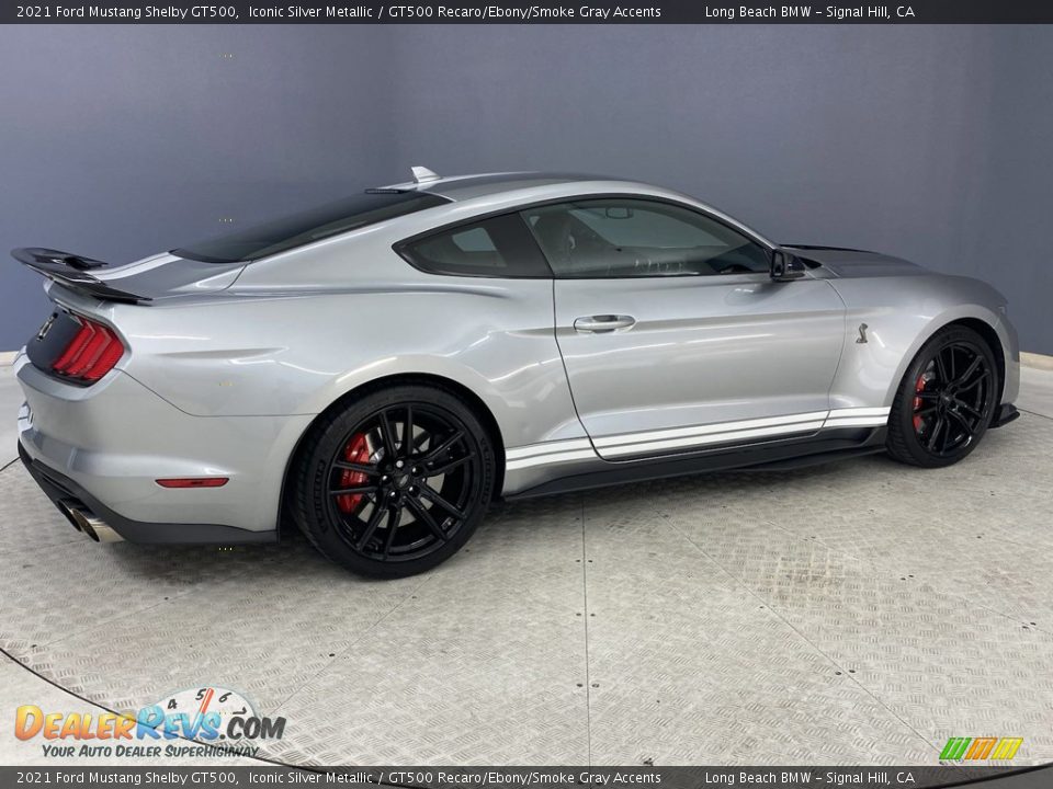 2021 Ford Mustang Shelby GT500 Iconic Silver Metallic / GT500 Recaro/Ebony/Smoke Gray Accents Photo #3