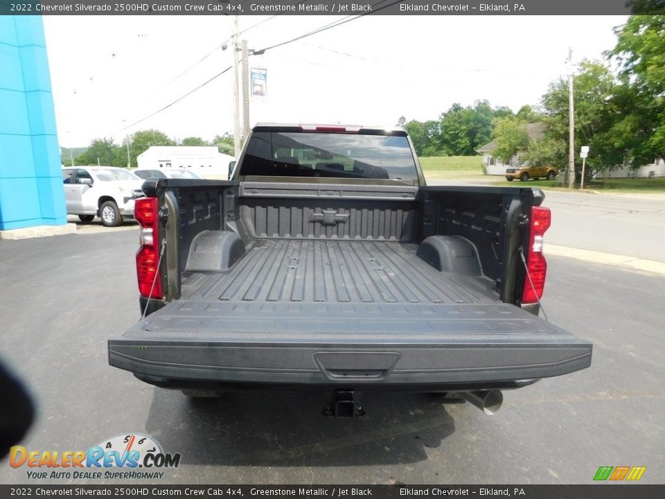 2022 Chevrolet Silverado 2500HD Custom Crew Cab 4x4 Greenstone Metallic / Jet Black Photo #10