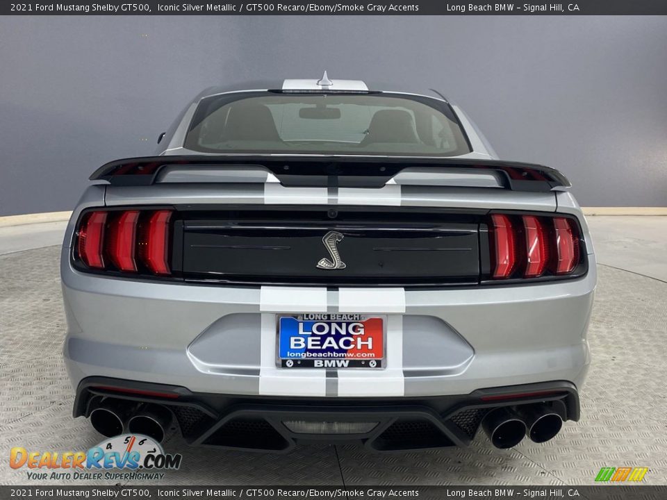 2021 Ford Mustang Shelby GT500 Iconic Silver Metallic / GT500 Recaro/Ebony/Smoke Gray Accents Photo #4