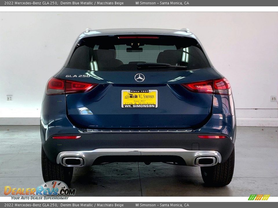 2022 Mercedes-Benz GLA 250 Denim Blue Metallic / Macchiato Beige Photo #3