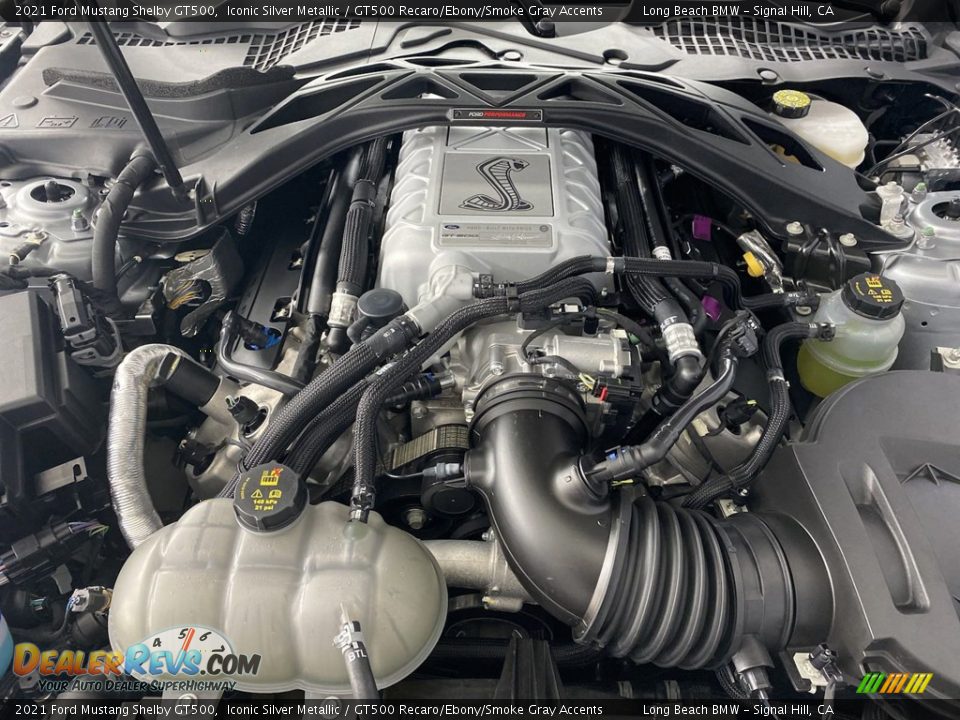 2021 Ford Mustang Shelby GT500 5.2 Liter Supercharged DOHC 32-Valve Ti-VCT Cross Plane Crank V8 Engine Photo #10