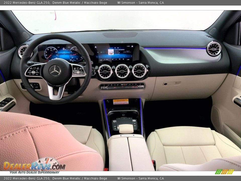 2022 Mercedes-Benz GLA 250 Denim Blue Metallic / Macchiato Beige Photo #6