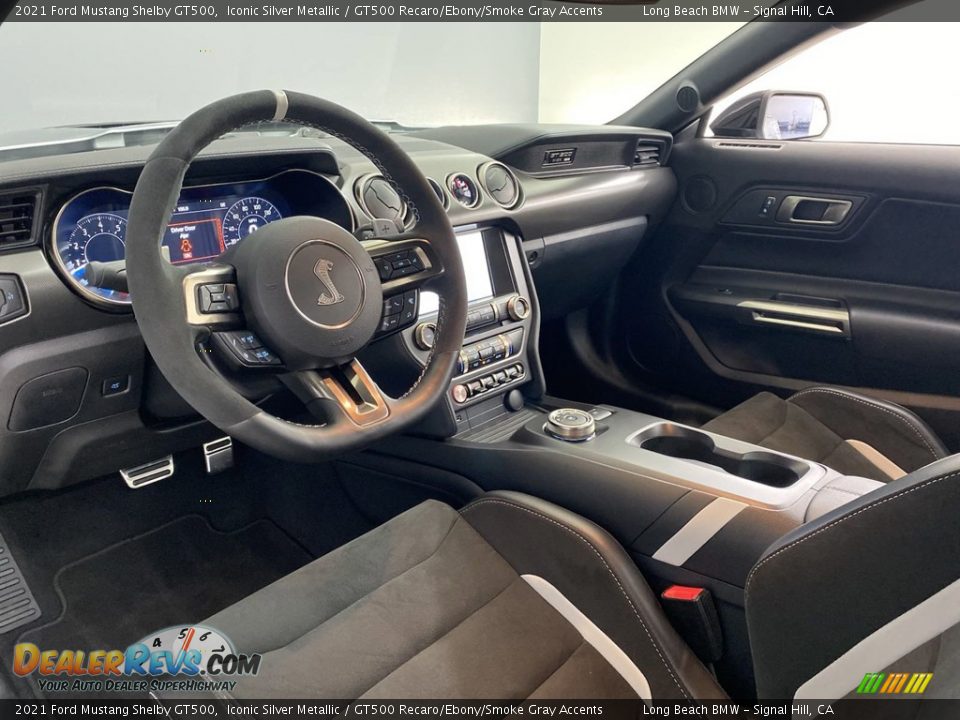 GT500 Recaro/Ebony/Smoke Gray Accents Interior - 2021 Ford Mustang Shelby GT500 Photo #14