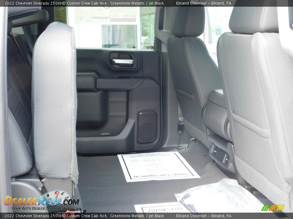 2022 Chevrolet Silverado 2500HD Custom Crew Cab 4x4 Greenstone Metallic / Jet Black Photo #22