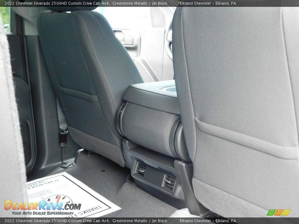 2022 Chevrolet Silverado 2500HD Custom Crew Cab 4x4 Greenstone Metallic / Jet Black Photo #23