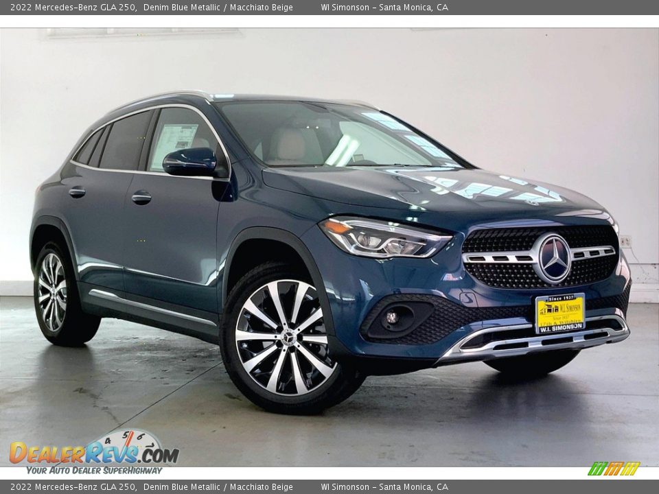 2022 Mercedes-Benz GLA 250 Denim Blue Metallic / Macchiato Beige Photo #12