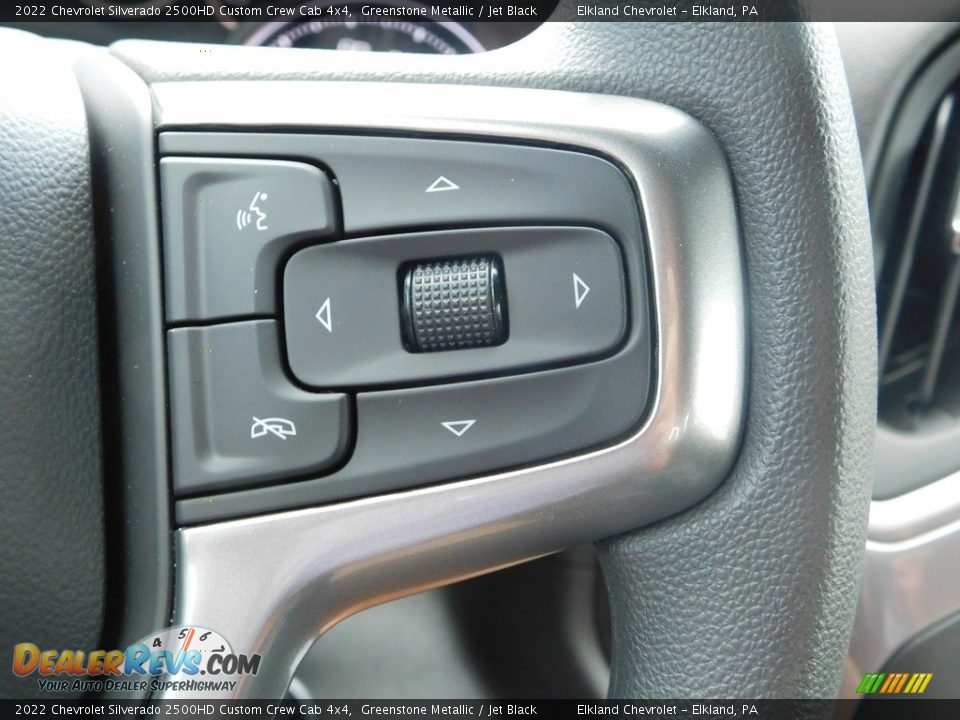 2022 Chevrolet Silverado 2500HD Custom Crew Cab 4x4 Steering Wheel Photo #25