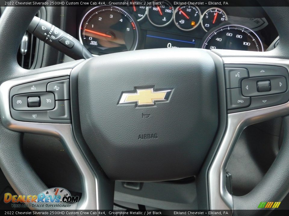 2022 Chevrolet Silverado 2500HD Custom Crew Cab 4x4 Steering Wheel Photo #27