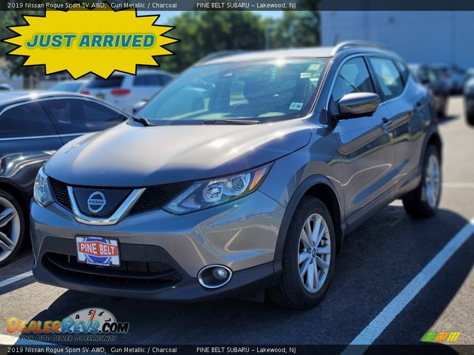 2019 Nissan Rogue Sport SV AWD Gun Metallic / Charcoal Photo #1