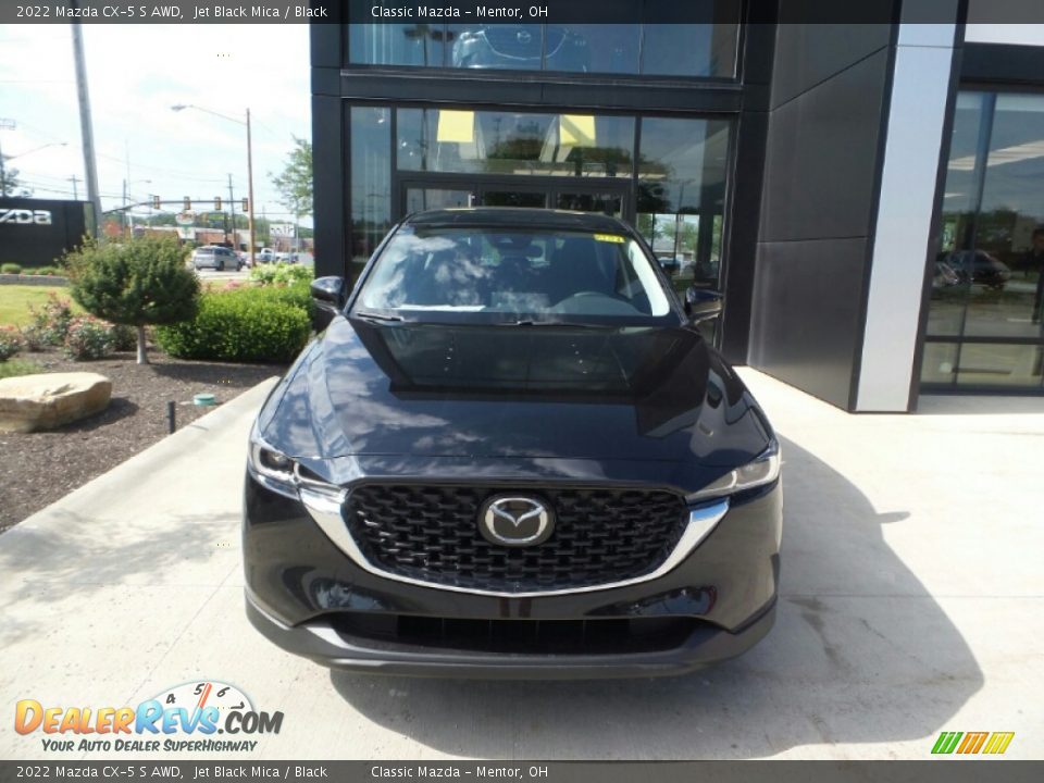 2022 Mazda CX-5 S AWD Jet Black Mica / Black Photo #2