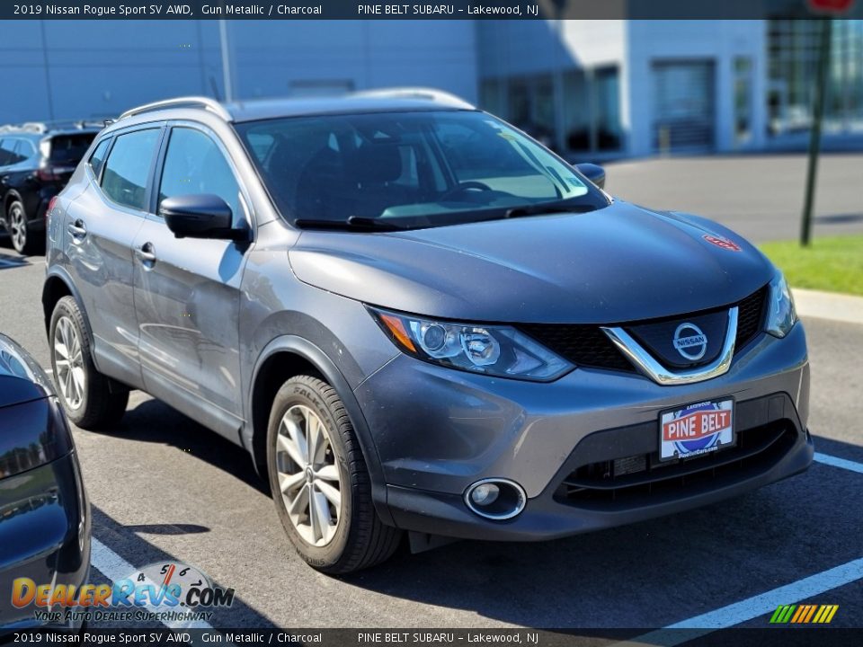 2019 Nissan Rogue Sport SV AWD Gun Metallic / Charcoal Photo #3