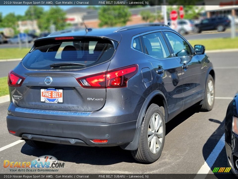 2019 Nissan Rogue Sport SV AWD Gun Metallic / Charcoal Photo #4