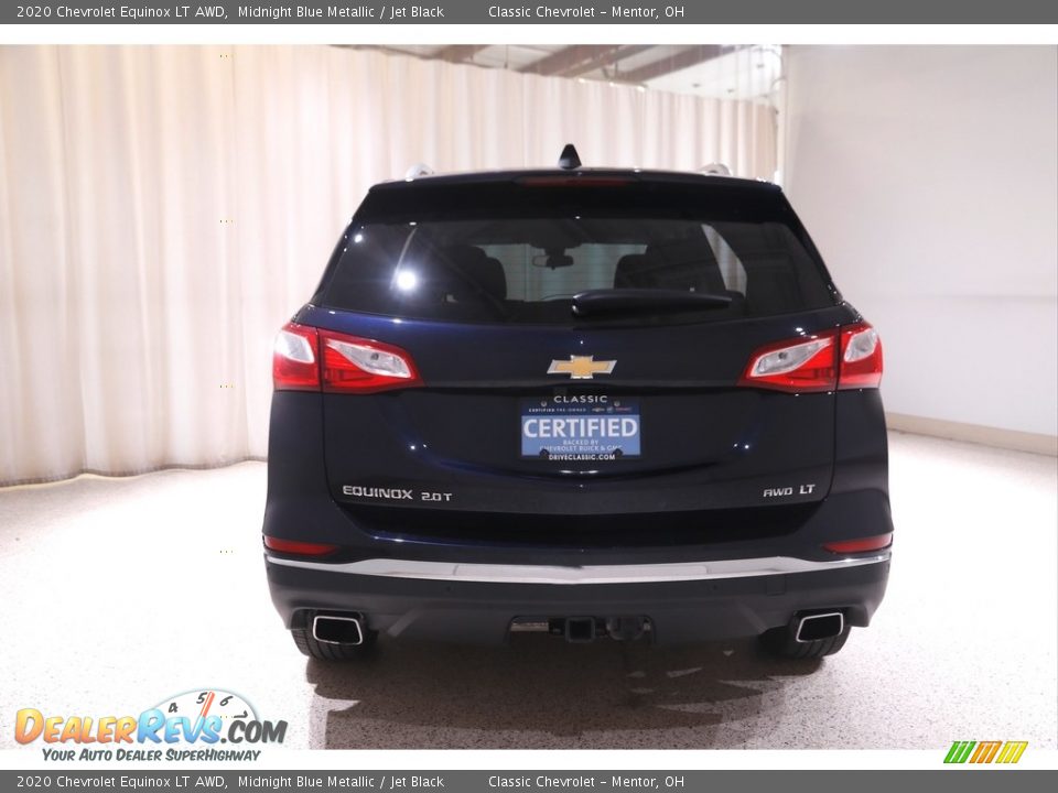 2020 Chevrolet Equinox LT AWD Midnight Blue Metallic / Jet Black Photo #17