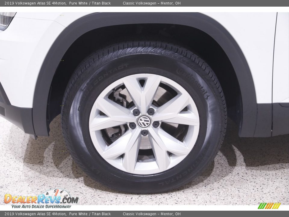 2019 Volkswagen Atlas SE 4Motion Pure White / Titan Black Photo #21