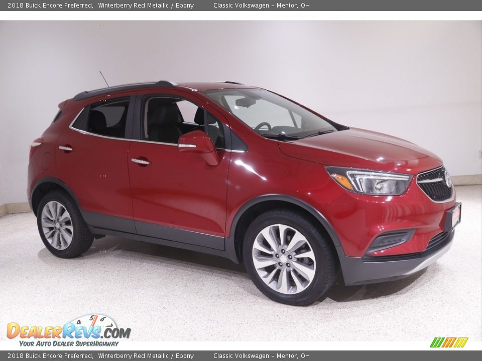 2018 Buick Encore Preferred Winterberry Red Metallic / Ebony Photo #1