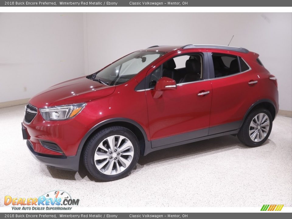 2018 Buick Encore Preferred Winterberry Red Metallic / Ebony Photo #3