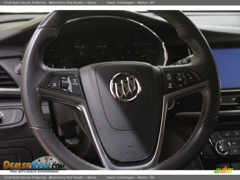 2018 Buick Encore Preferred Winterberry Red Metallic / Ebony Photo #7