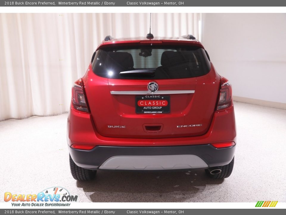 2018 Buick Encore Preferred Winterberry Red Metallic / Ebony Photo #18