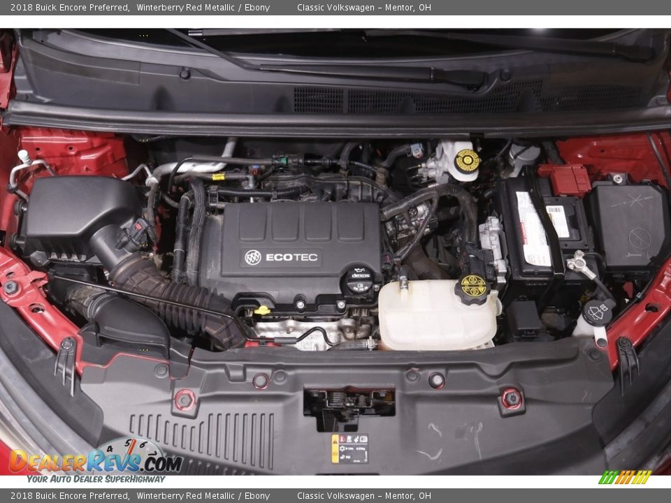 2018 Buick Encore Preferred Winterberry Red Metallic / Ebony Photo #19