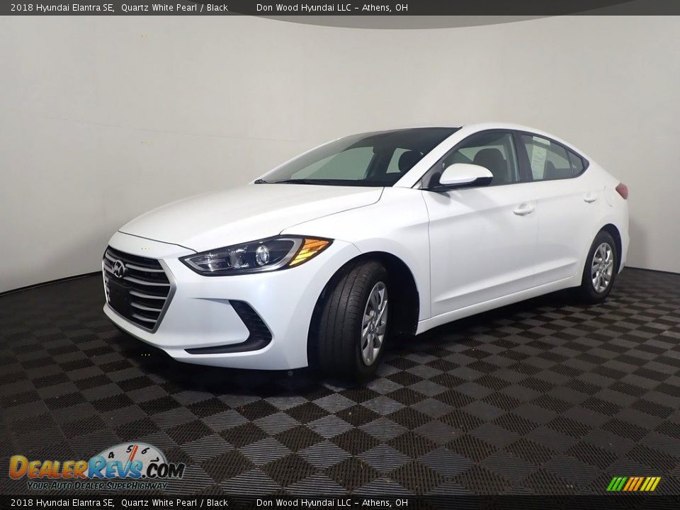 2018 Hyundai Elantra SE Quartz White Pearl / Black Photo #7