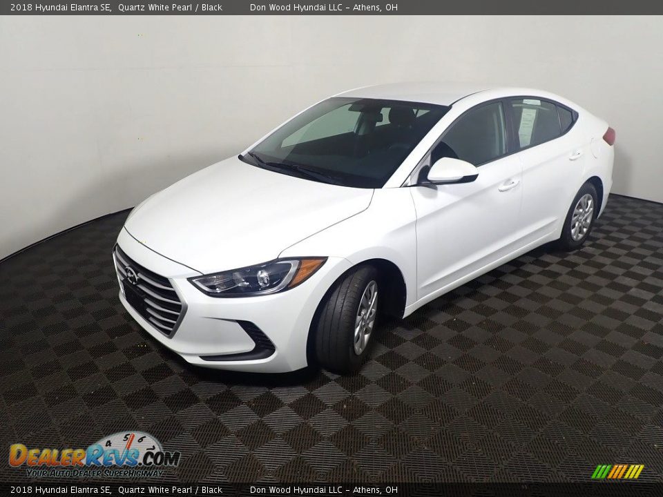 2018 Hyundai Elantra SE Quartz White Pearl / Black Photo #8