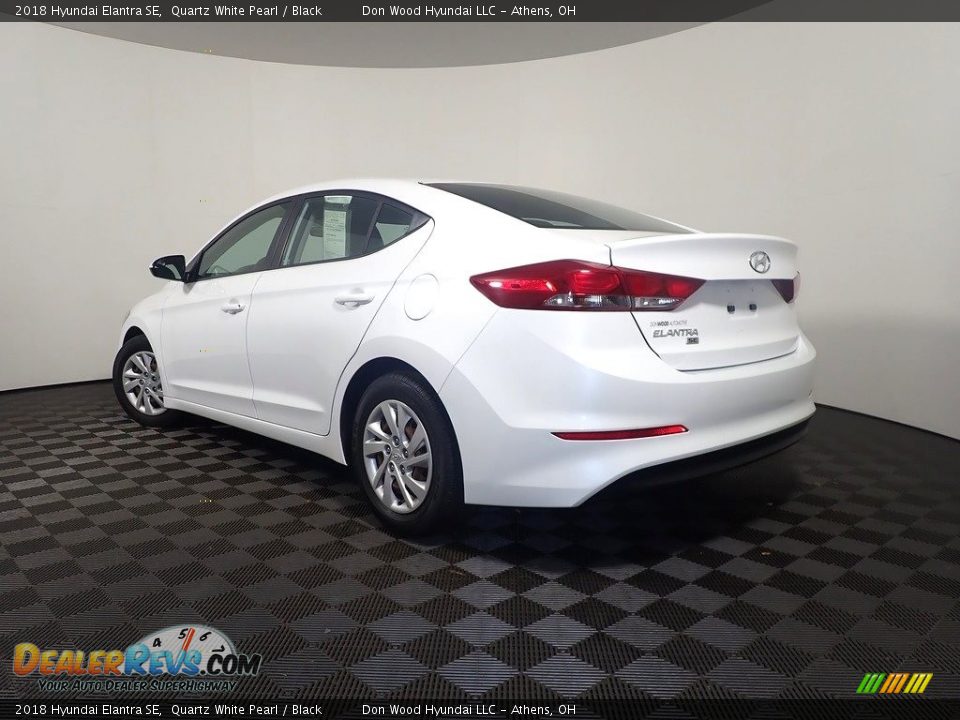 2018 Hyundai Elantra SE Quartz White Pearl / Black Photo #10